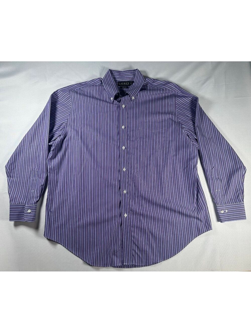 Lauren Ralph Lauren Mens Dress Shirt Size 17.5-34/35 100% Cotton